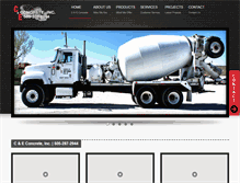 Tablet Screenshot of ceconcrete.net